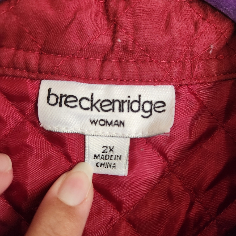 Breckenridge Fall Shacket 2X - Picture 2 of 6